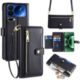 Sheep Texture Cross-body Zipper Wallet Leather Phone Case, For Xiaomi 17 Ultra, For Xiaomi 17 Pro Max, For Xiaomi 17 Pro, For Xiaomi 17, For Xiaomi Civi 5 Pro 5G, For Xiaomi 15 Ultra, For Xiaomi 14T Pro 5G, For Xiaomi 14T 5G