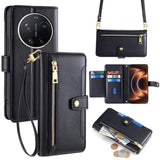 Sheep Texture Cross-body Zipper Wallet Leather Phone Case, For Xiaomi 17 Ultra, For Xiaomi 17 Pro Max, For Xiaomi 17 Pro, For Xiaomi 17, For Xiaomi Civi 5 Pro 5G, For Xiaomi 15 Ultra, For Xiaomi 14T Pro 5G, For Xiaomi 14T 5G