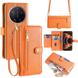 Sheep Texture Cross-body Zipper Wallet Leather Phone Case, For Xiaomi 17 Ultra, For Xiaomi 17 Pro Max, For Xiaomi 17 Pro, For Xiaomi 17, For Xiaomi Civi 5 Pro 5G, For Xiaomi 15 Ultra, For Xiaomi 14T Pro 5G, For Xiaomi 14T 5G