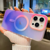 Ink Gen2 Gradient MagSafe PC Hybrid TPU Phone Case, For iPhone 14, For iPhone 14 Pro, For iPhone 14 Pro Max, For iPhone 13