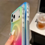 Ink Gen2 Gradient MagSafe PC Hybrid TPU Phone Case, For iPhone 14, For iPhone 14 Pro, For iPhone 14 Pro Max, For iPhone 13