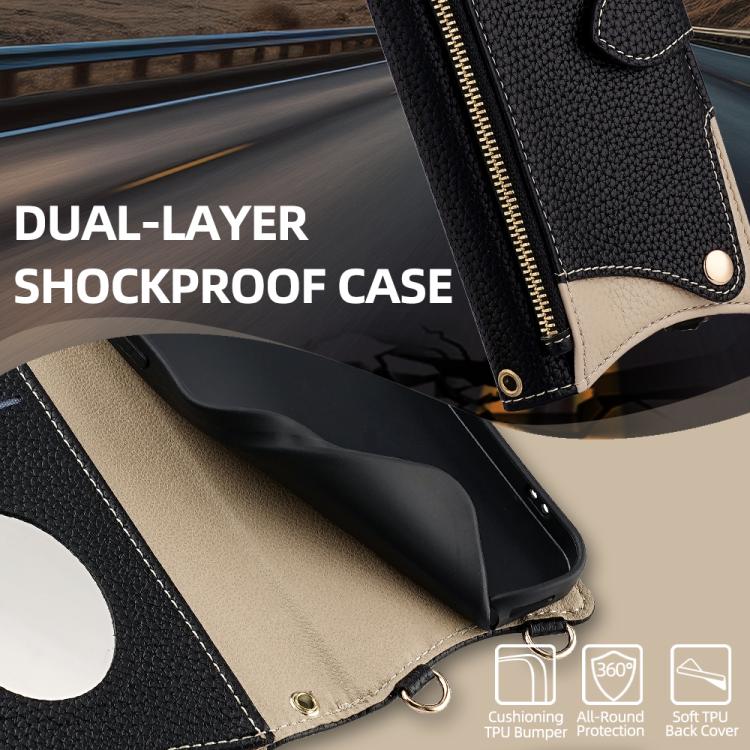 Crossbody Chain Fishtail Litchi Leather Phone Case, For iPhone 16, For iPhone 15 Pro Max, For iPhone 15 Pro, For iPhone 15 Plus, For iPhone 15, For iPhone 14 Plus, For iPhone 14, For iPhone 14 Pro