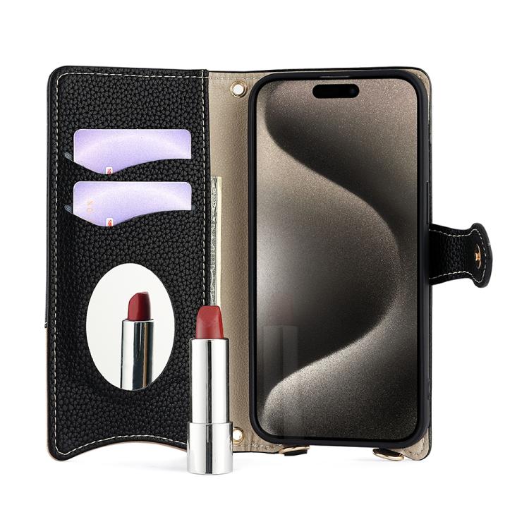 Crossbody Chain Fishtail Litchi Leather Phone Case, For iPhone 14 Pro Max, For iPhone 13 Pro Max, For iPhone 13 Pro, For iPhone 13, For iPhone 12 / 12 Pro, For iPhone 12 Pro Max