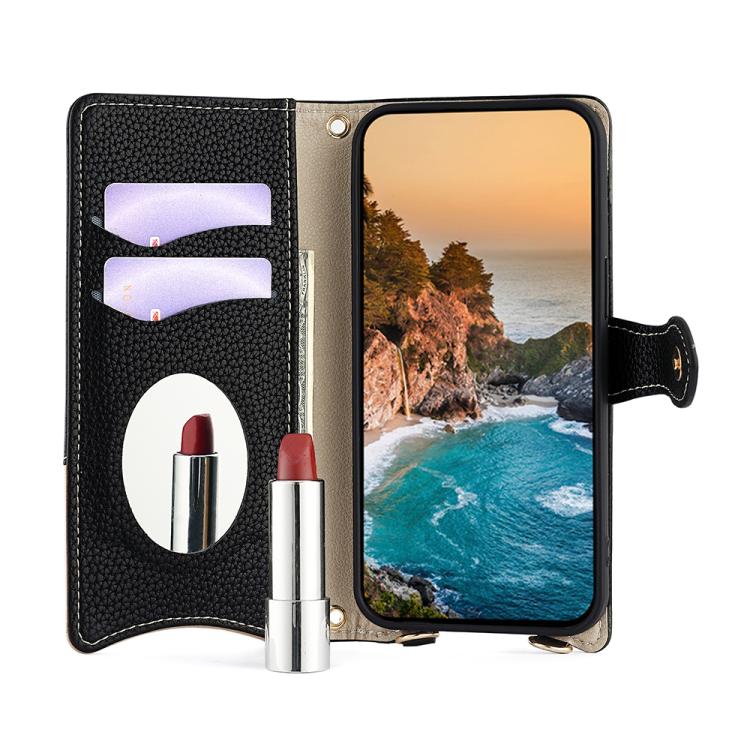 Crossbody Chain Fishtail Litchi Leather Phone Case, For iPhone 17e / 16e, For iPhone 17 Pro Max, For iPhone 17 Pro, For iPhone 17, For iPhone Air, For iPhone 16 Pro Max, For iPhone 16 Pro, For iPhone 16 Plus