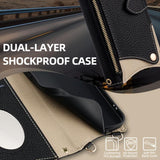 Crossbody Chain Fishtail Litchi Leather Phone Case, For iPhone 17e / 16e, For iPhone 17 Pro Max, For iPhone 17 Pro, For iPhone 17, For iPhone Air, For iPhone 16 Pro Max, For iPhone 16 Pro, For iPhone 16 Plus