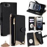 Crossbody Chain Fishtail Litchi Leather Phone Case, For iPhone 17e / 16e, For iPhone 17 Pro Max, For iPhone 17 Pro, For iPhone 17, For iPhone Air, For iPhone 16 Pro Max, For iPhone 16 Pro, For iPhone 16 Plus