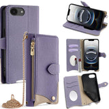 Crossbody Chain Fishtail Litchi Leather Phone Case, For iPhone 17e / 16e, For iPhone 17 Pro Max, For iPhone 17 Pro, For iPhone 17, For iPhone Air, For iPhone 16 Pro Max, For iPhone 16 Pro, For iPhone 16 Plus