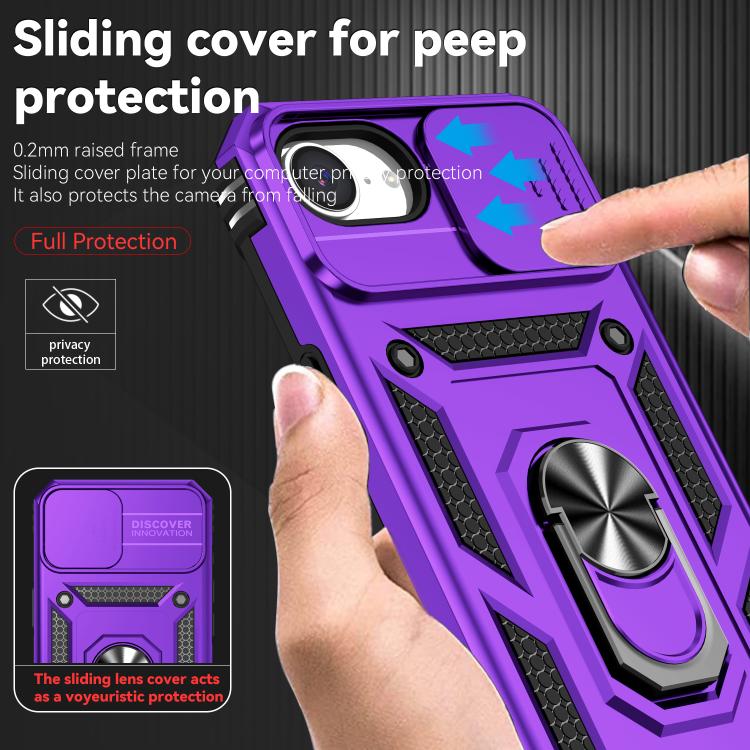 Sliding Camshield Holder Phone Case, For iPhone 17e / 16e, For iPhone 17 Pro Max, For iPhone 17 Pro, For iPhone 17, For iPhone Air