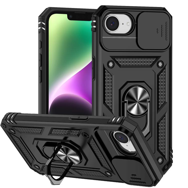 Sliding Camshield Holder Phone Case, For iPhone 18, For iPhone 18 Pro, For iPhone 18 Pro Max, For iPhone 17e / 16e, For iPhone 17 Pro Max, For iPhone 17 Pro