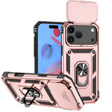 Sliding Camshield Holder Phone Case, For iPhone 18, For iPhone 18 Pro, For iPhone 18 Pro Max, For iPhone 17e / 16e, For iPhone 17 Pro Max, For iPhone 17 Pro