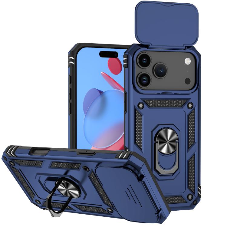 Sliding Camshield Holder Phone Case, For iPhone 18, For iPhone 18 Pro, For iPhone 18 Pro Max, For iPhone 17e / 16e, For iPhone 17 Pro Max, For iPhone 17 Pro