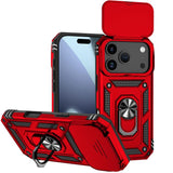 Sliding Camshield Holder Phone Case, For iPhone 17e / 16e, For iPhone 17 Pro Max, For iPhone 17 Pro, For iPhone 17, For iPhone Air