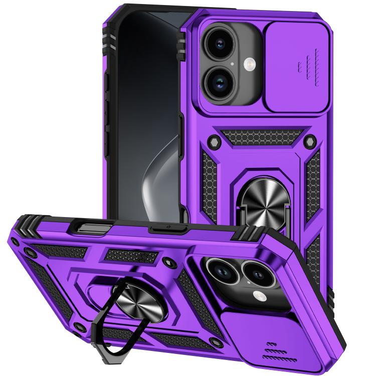 Sliding Camshield Holder Phone Case, For iPhone 17e / 16e, For iPhone 17 Pro Max, For iPhone 17 Pro, For iPhone 17, For iPhone Air