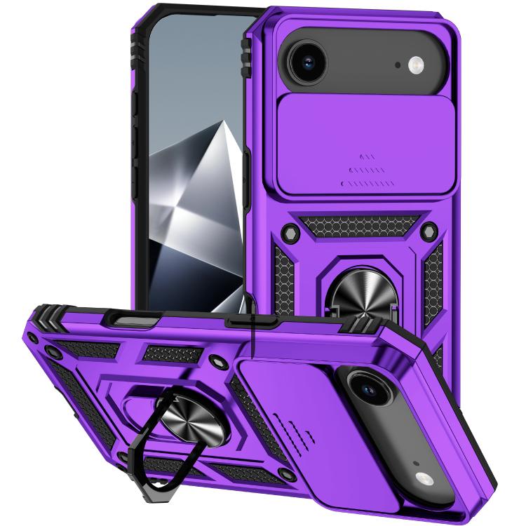 Sliding Camshield Holder Phone Case, For iPhone 17e / 16e, For iPhone 17 Pro Max, For iPhone 17 Pro, For iPhone 17, For iPhone Air