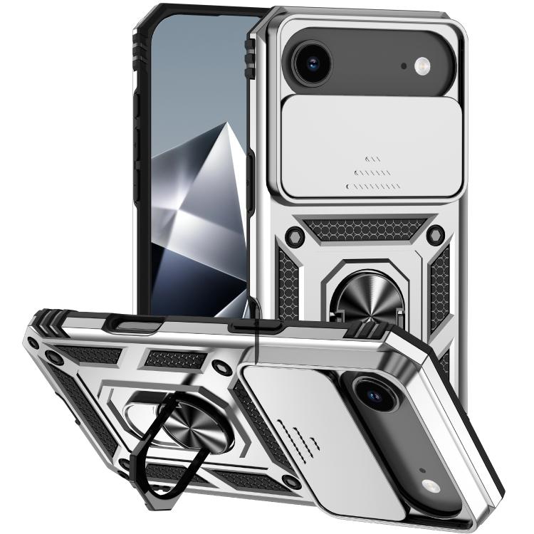 Sliding Camshield Holder Phone Case, For iPhone 17e / 16e, For iPhone 17 Pro Max, For iPhone 17 Pro, For iPhone 17, For iPhone Air