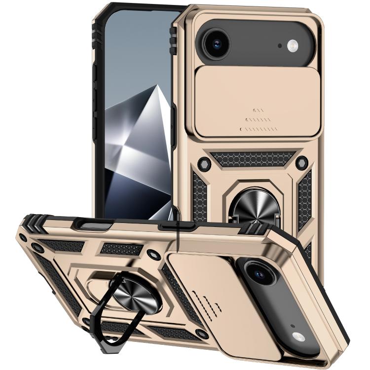 Sliding Camshield Holder Phone Case, For iPhone 17e / 16e, For iPhone 17 Pro Max, For iPhone 17 Pro, For iPhone 17, For iPhone Air