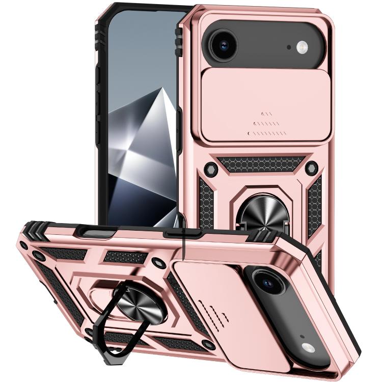 Sliding Camshield Holder Phone Case, For iPhone 17e / 16e, For iPhone 17 Pro Max, For iPhone 17 Pro, For iPhone 17, For iPhone Air