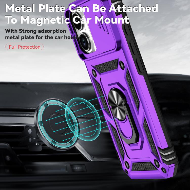 Sliding Camshield Holder Phone Case, For iPhone 18, For iPhone 18 Pro, For iPhone 18 Pro Max, For iPhone 17e / 16e, For iPhone 17 Pro Max, For iPhone 17 Pro