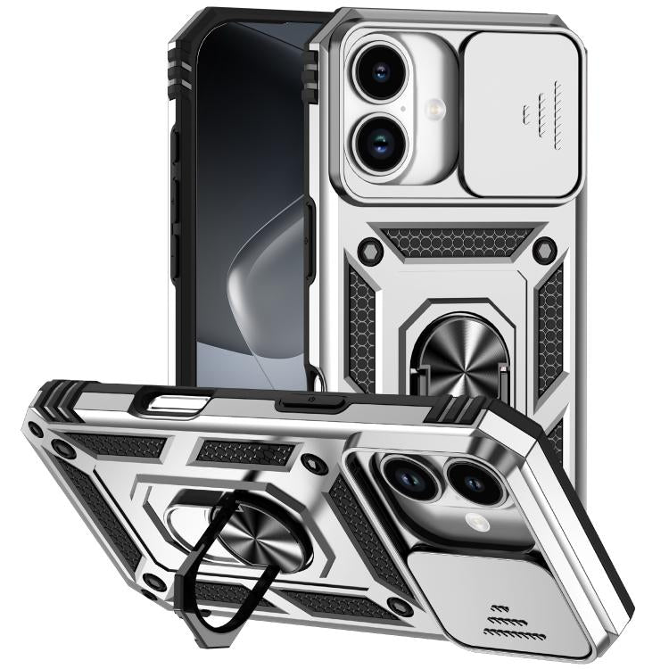 Sliding Camshield Holder Phone Case, For iPhone 18, For iPhone 18 Pro, For iPhone 18 Pro Max, For iPhone 17e / 16e, For iPhone 17 Pro Max, For iPhone 17 Pro