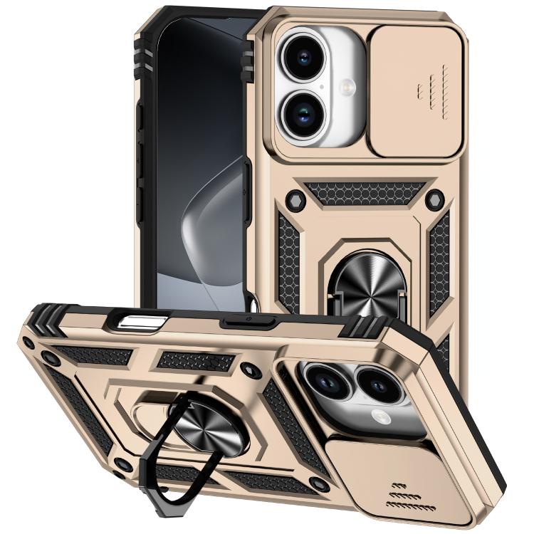 Sliding Camshield Holder Phone Case, For iPhone 18, For iPhone 18 Pro, For iPhone 18 Pro Max, For iPhone 17e / 16e, For iPhone 17 Pro Max, For iPhone 17 Pro