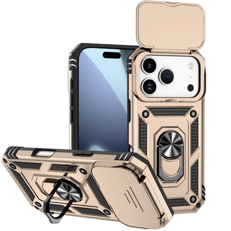 Sliding Camshield Holder Phone Case, For iPhone 18, For iPhone 18 Pro, For iPhone 18 Pro Max, For iPhone 17e / 16e, For iPhone 17 Pro Max, For iPhone 17 Pro