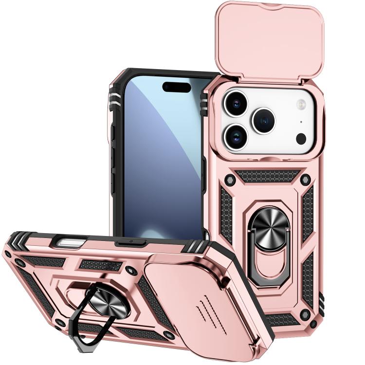 Sliding Camshield Holder Phone Case, For iPhone 18, For iPhone 18 Pro, For iPhone 18 Pro Max, For iPhone 17e / 16e, For iPhone 17 Pro Max, For iPhone 17 Pro