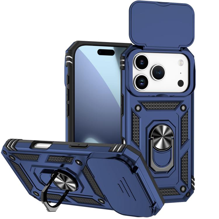Sliding Camshield Holder Phone Case, For iPhone 18, For iPhone 18 Pro, For iPhone 18 Pro Max, For iPhone 17e / 16e, For iPhone 17 Pro Max, For iPhone 17 Pro