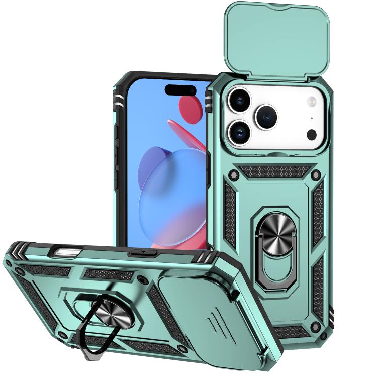 Sliding Camshield Holder Phone Case, For iPhone 18, For iPhone 18 Pro, For iPhone 18 Pro Max, For iPhone 17e / 16e, For iPhone 17 Pro Max, For iPhone 17 Pro