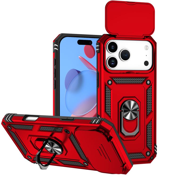 Sliding Camshield Holder Phone Case, For iPhone 18, For iPhone 18 Pro, For iPhone 18 Pro Max, For iPhone 17e / 16e, For iPhone 17 Pro Max, For iPhone 17 Pro