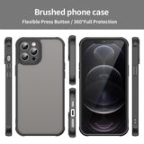 Fan Dun Series TPU Hybrid PC Frosted Phone Case, For iPhone 12 Pro Max, For iPhone 12 Pro, For iPhone 11 Pro Max, For iPhone 11, For iPhone 11 Pro