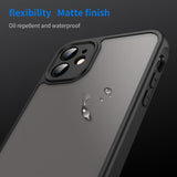 Fan Dun Series TPU Hybrid PC Frosted Phone Case, For iPhone 11, For iPhone 11 Pro