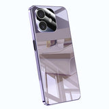 Electroplating Ice Crystal Airbag Full Coverage Shockproof Phone Case, For iPhone 14 Pro Max, For iPhone 13 Pro Max, For iPhone 13 Pro, For iPhone 13, For iPhone 12, For iPhone 12 Pro Max, For iPhone 12 Pro