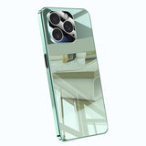 Electroplating Ice Crystal Airbag Full Coverage Shockproof Phone Case, For iPhone 14 Pro Max, For iPhone 13 Pro Max, For iPhone 13 Pro, For iPhone 13, For iPhone 12, For iPhone 12 Pro Max, For iPhone 12 Pro