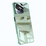Electroplating Ice Crystal Airbag Full Coverage Shockproof Phone Case, For iPhone 14 Pro Max, For iPhone 13 Pro Max, For iPhone 13 Pro, For iPhone 13, For iPhone 12, For iPhone 12 Pro Max, For iPhone 12 Pro
