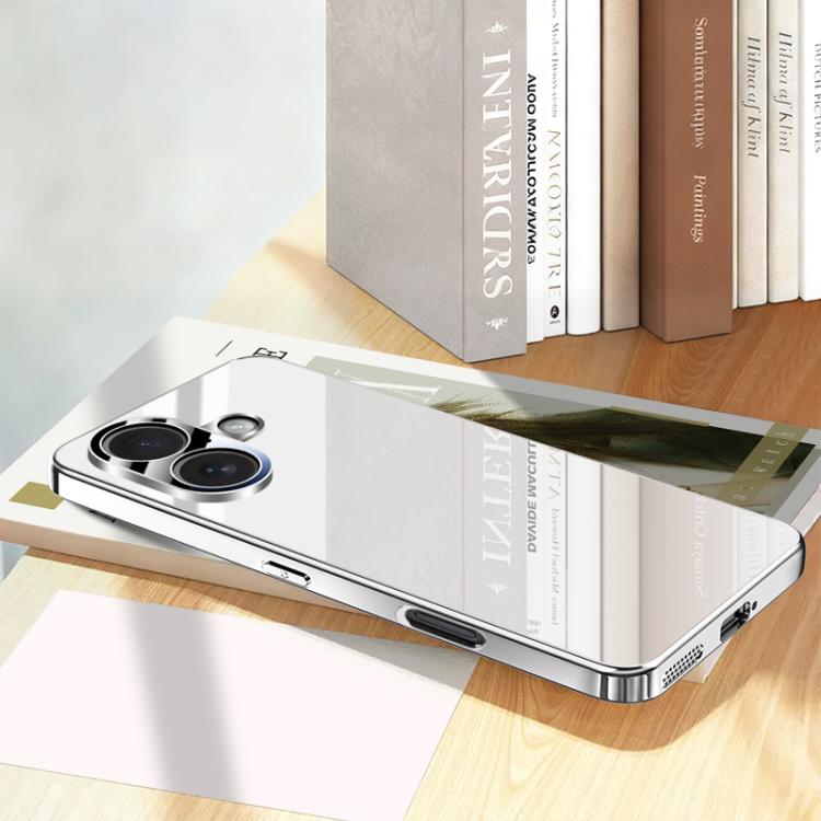 Electroplating Ice Crystal Airbag Full Coverage Shockproof Phone Case, For iPhone 16e / 17e, For iPhone 17 Pro Max, For iPhone 17 Pro, For iPhone 17, For iPhone Air, For iPhone 16 Pro Max, For iPhone 16 Pro, For iPhone 16 Plus