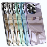 Electroplating Ice Crystal Airbag Full Coverage Shockproof Phone Case, For iPhone 16, For iPhone 15 Pro Max, For iPhone 15 Pro, For iPhone 15 Plus, For iPhone 15, For iPhone 14 Plus, For iPhone 14, For iPhone 14 Pro