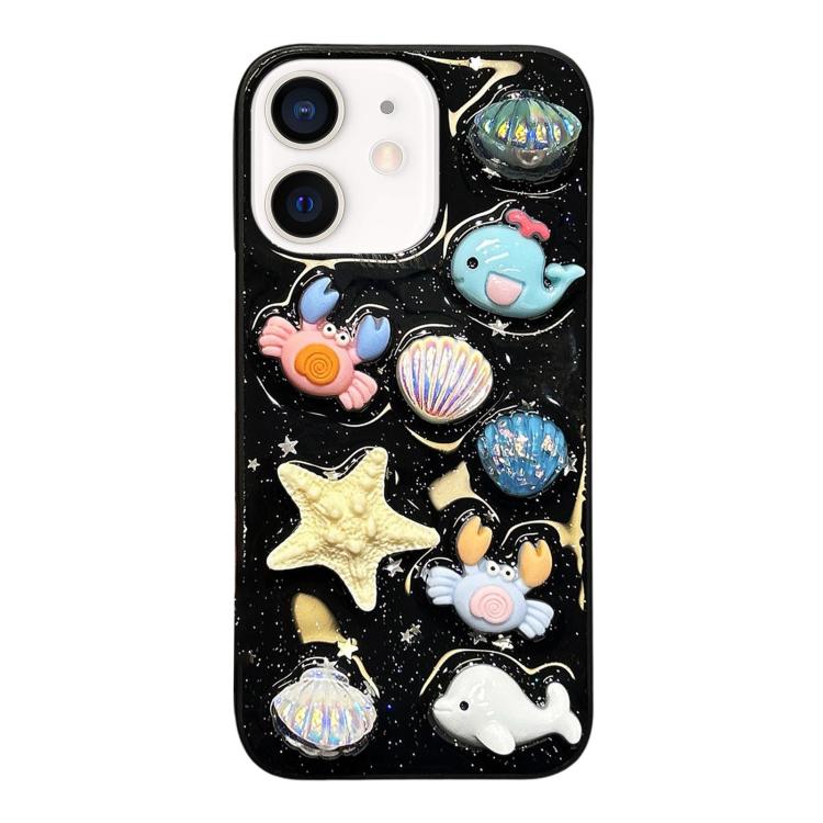 Epoxy Acrylic Hybrid TPU Phone Case, For iPhone 13, For iPhone 12, For iPhone 12 Pro Max, For iPhone 12 Pro, For iPhone 11