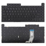 US Version RGB Backlit Laptop Keyboard for Asus ROG Strix Scar G512 G512LV G512LW G512LI, G512 (Black)