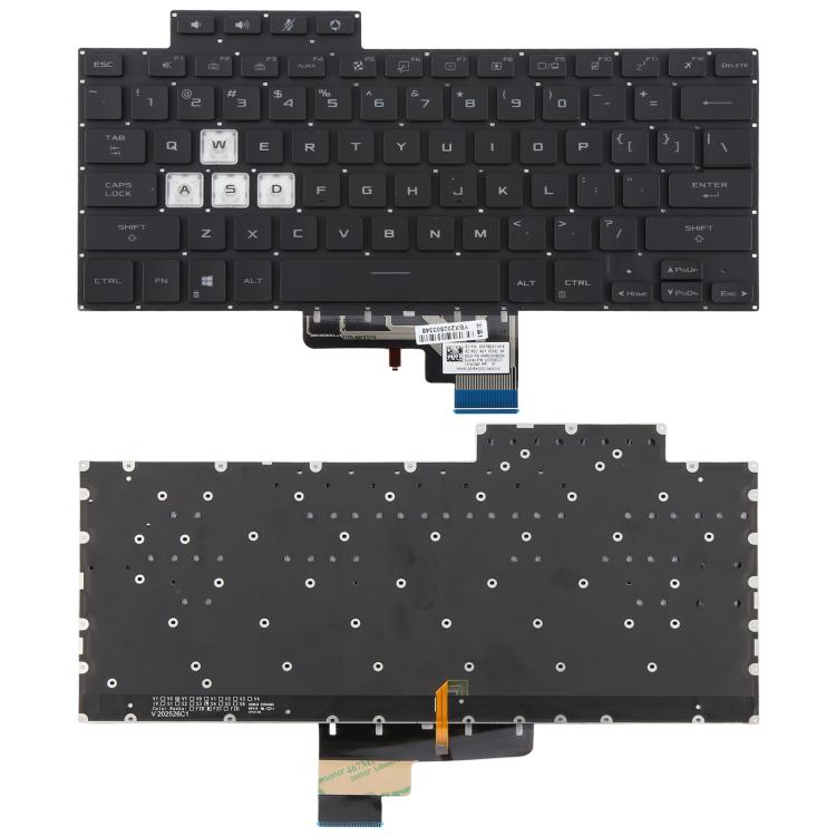 US Version Backlit Laptop Keyboard for Asus TUF Air Air FX516 FX516P FX516PR FX516PM FA516, FX516