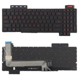 US Version Backlit Laptop Keyboard for Asus FX63 FX63V FX503VM FX503VD ZX63VE FZ63V GL503VS, FX63 (Red), FX63 (White)