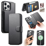 CaseNeo Finger Grip Strap MagSafe Leather Phone Case, For iPhone 13 Pro Max, For iPhone 13 Pro, For iPhone 12 / 12 Pro, For iPhone 12 Pro Max