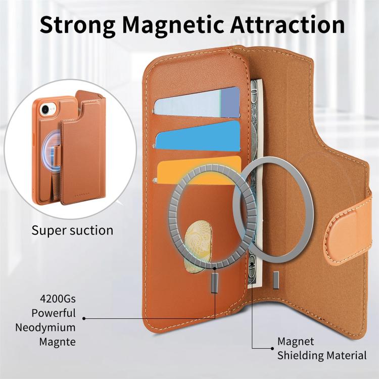 CaseNeo Finger Grip Strap MagSafe Leather Phone Case, For iPhone 17e / 16e, For iPhone 17 Pro Max, For iPhone 17 Pro, For iPhone 17, For iPhone Air, For iPhone 16 Pro Max, For iPhone 16 Pro, For iPhone 16 Plus