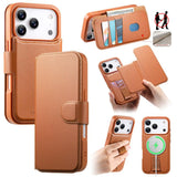 CaseNeo Finger Grip Strap MagSafe Leather Phone Case, For iPhone 18 / 17, For iPhone 18 Pro / 17 Pro, For iPhone 18 Pro Max / 17 Pro Max, For iPhone 17e / 16e, For iPhone Air, For iPhone 16 Pro Max, For iPhone 16 Pro, For iPhone 16 Plus