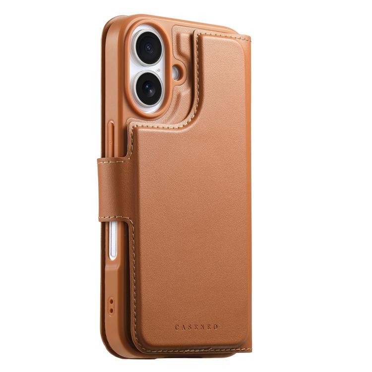 CaseNeo Finger Grip Strap MagSafe Leather Phone Case, For iPhone 18 / 17, For iPhone 18 Pro / 17 Pro, For iPhone 18 Pro Max / 17 Pro Max, For iPhone 17e / 16e, For iPhone Air, For iPhone 16 Pro Max, For iPhone 16 Pro, For iPhone 16 Plus