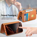 CaseNeo Finger Grip Strap MagSafe Leather Phone Case, For iPhone 18 / 17, For iPhone 18 Pro / 17 Pro, For iPhone 18 Pro Max / 17 Pro Max, For iPhone 17e / 16e, For iPhone Air, For iPhone 16 Pro Max, For iPhone 16 Pro, For iPhone 16 Plus