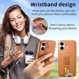 CaseNeo Finger Grip Strap MagSafe Leather Phone Case, For iPhone 18 / 17, For iPhone 18 Pro / 17 Pro, For iPhone 18 Pro Max / 17 Pro Max, For iPhone 17e / 16e, For iPhone Air, For iPhone 16 Pro Max, For iPhone 16 Pro, For iPhone 16 Plus