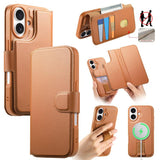 CaseNeo Finger Grip Strap MagSafe Leather Phone Case, For iPhone 18 / 17, For iPhone 18 Pro / 17 Pro, For iPhone 18 Pro Max / 17 Pro Max, For iPhone 17e / 16e, For iPhone Air, For iPhone 16 Pro Max, For iPhone 16 Pro, For iPhone 16 Plus