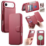 CaseNeo Finger Grip Strap MagSafe Leather Phone Case, For iPhone 17e / 16e, For iPhone 17 Pro Max, For iPhone 17 Pro, For iPhone 17, For iPhone Air, For iPhone 16 Pro Max, For iPhone 16 Pro, For iPhone 16 Plus