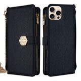 Crossbody Handle Cross Texture Leather Phone Case, For iPhone 13 Pro Max, For iPhone 13 Pro, For iPhone 12 / 12 Pro, For iPhone 12 Pro Max