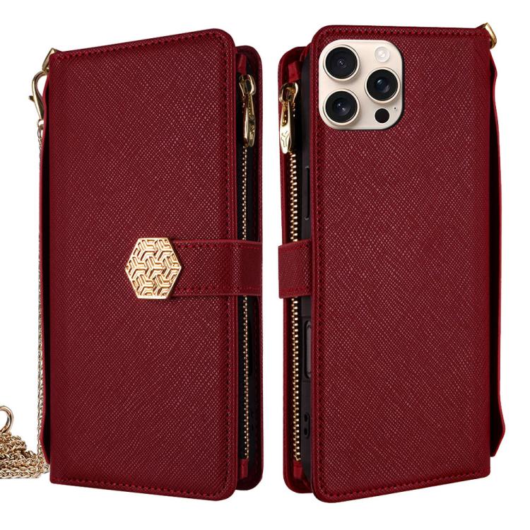Crossbody Handle Cross Texture Leather Phone Case, For iPhone 13 Pro Max, For iPhone 13 Pro, For iPhone 12 / 12 Pro, For iPhone 12 Pro Max